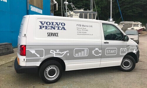 Volvo Penta Offsite Support, Cornwall